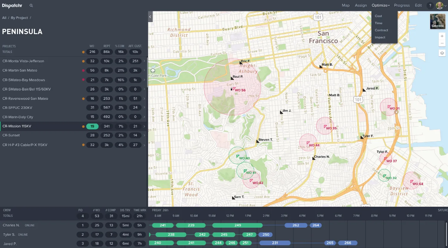 Dispatchr — ROUTE OPTIMIZE