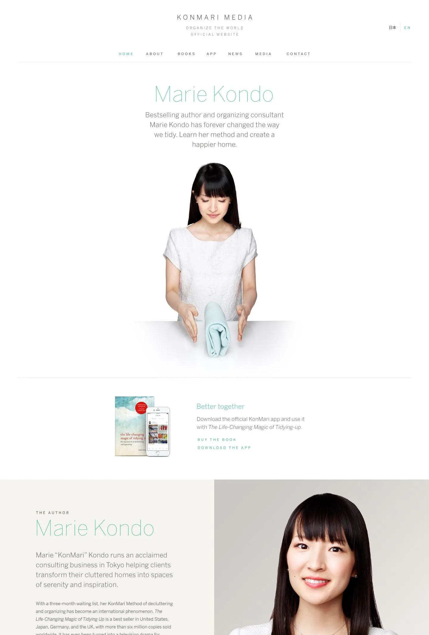KonMari Media — the new official website