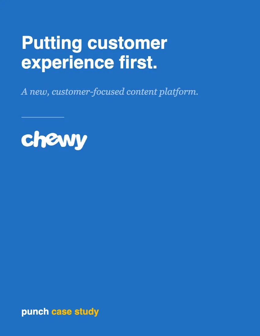 chewy case study cover