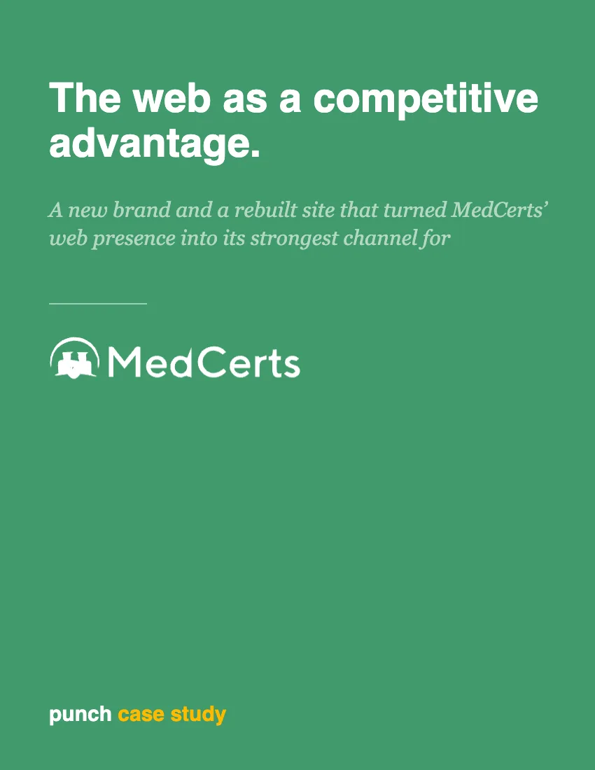 medcerts case study cover