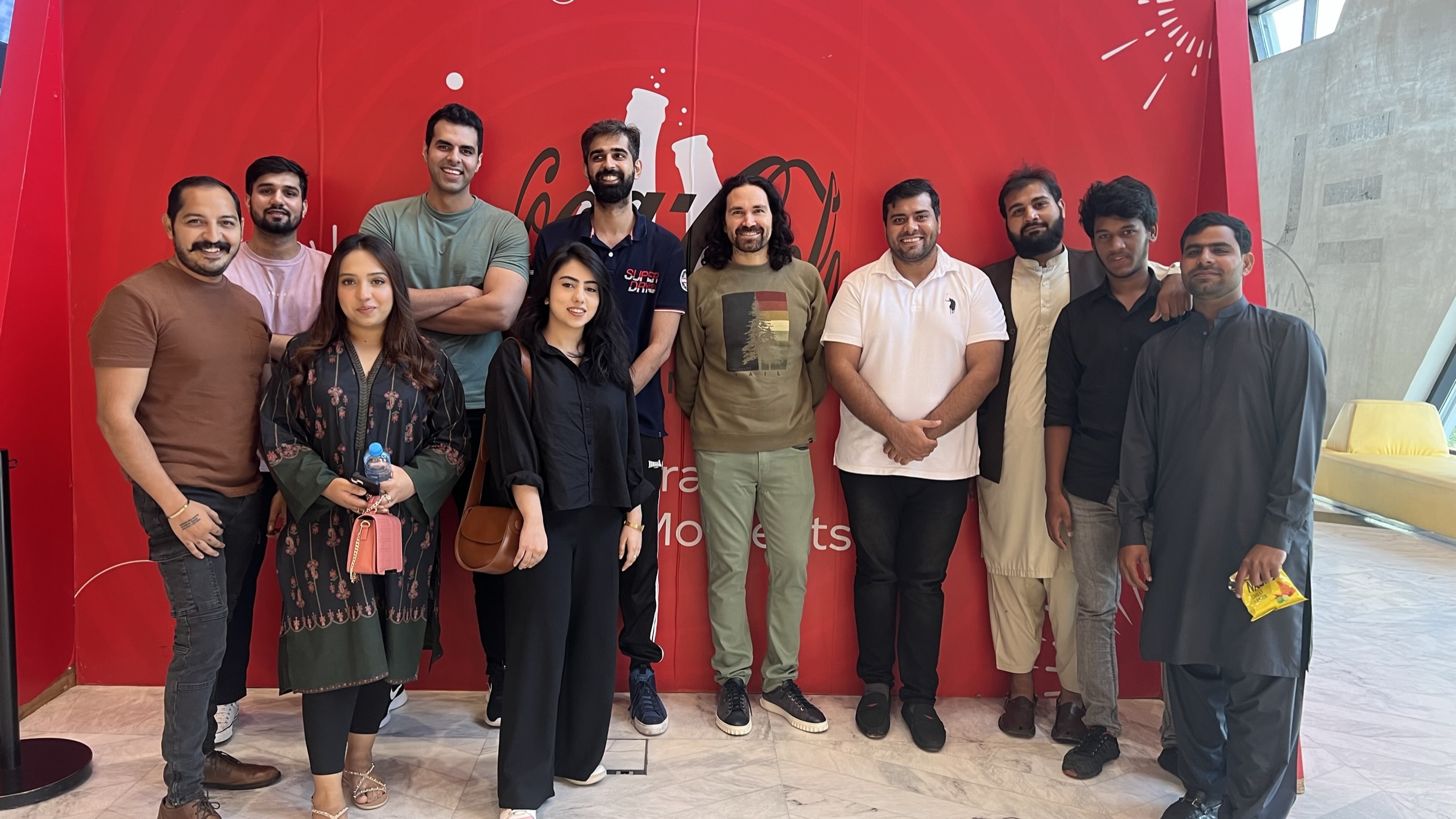 Verdi Ergün with Sheharyar Asif and the Lahore team