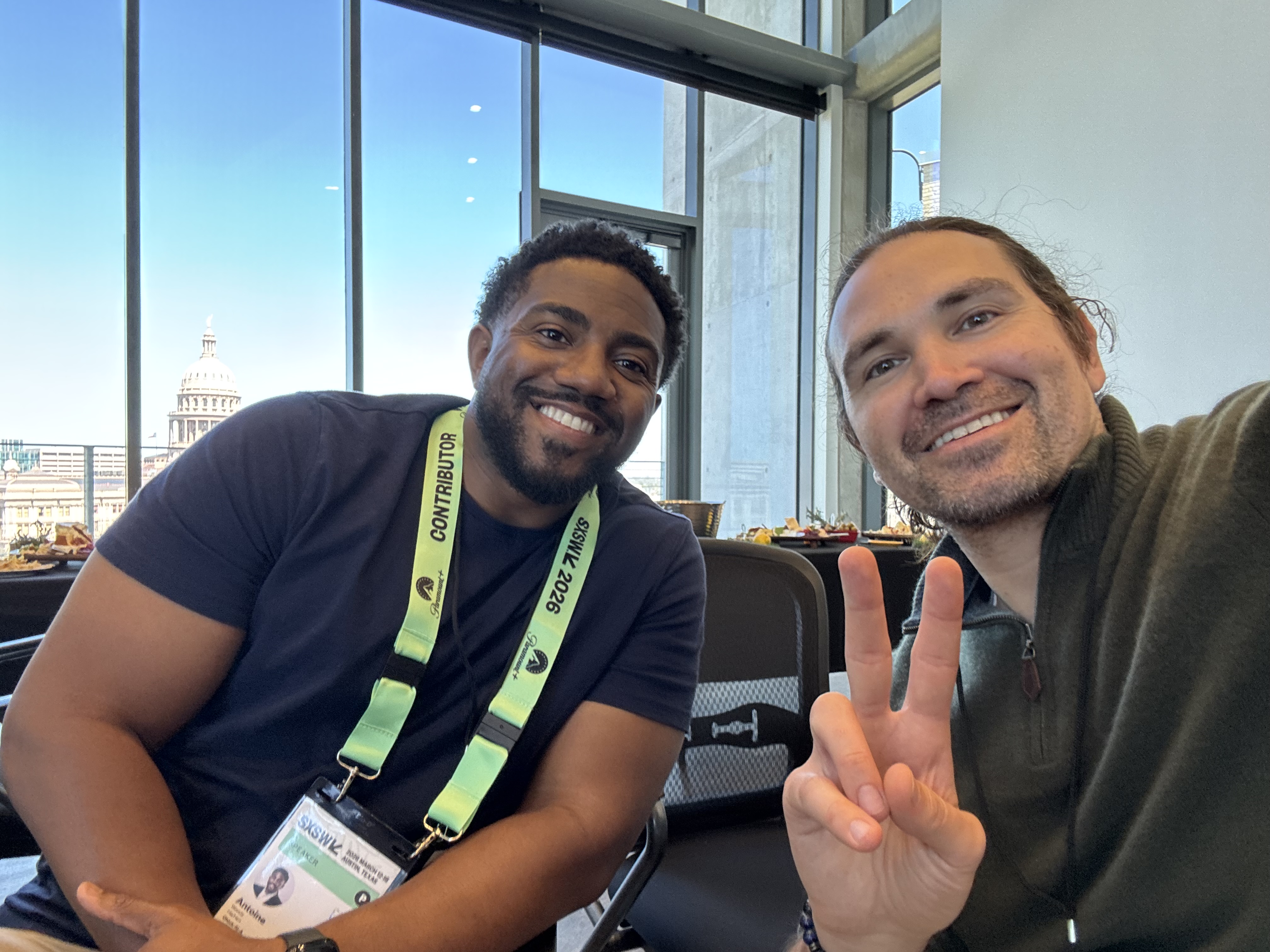 Antoine Woods, Chick-fil-A, with Verdi Ergün