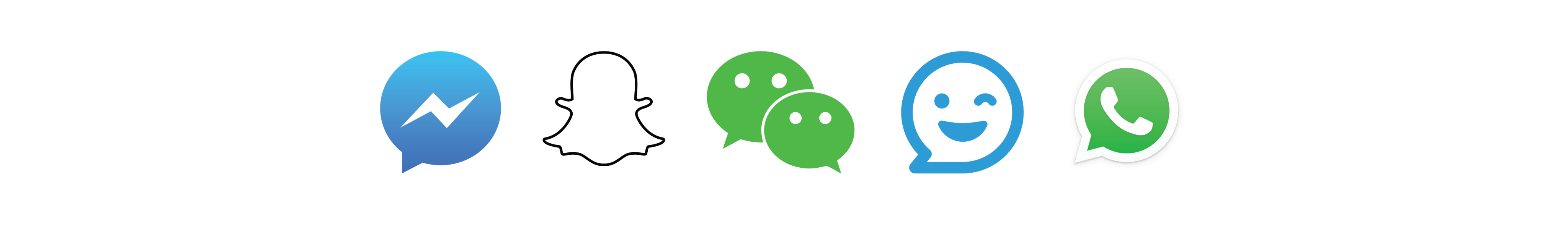 SoChat mark among messaging app icons